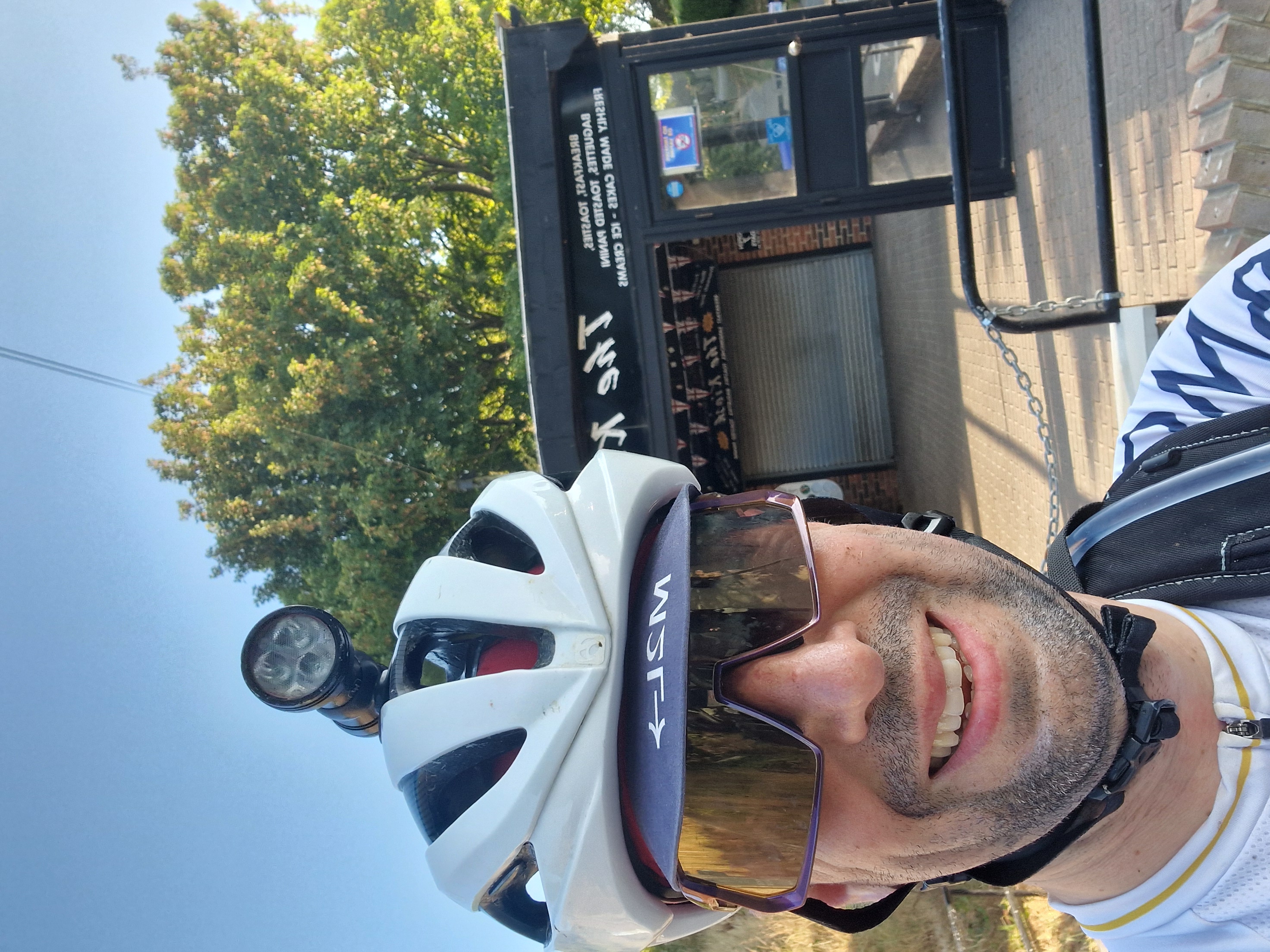 Selfie at the Kiosk cafe