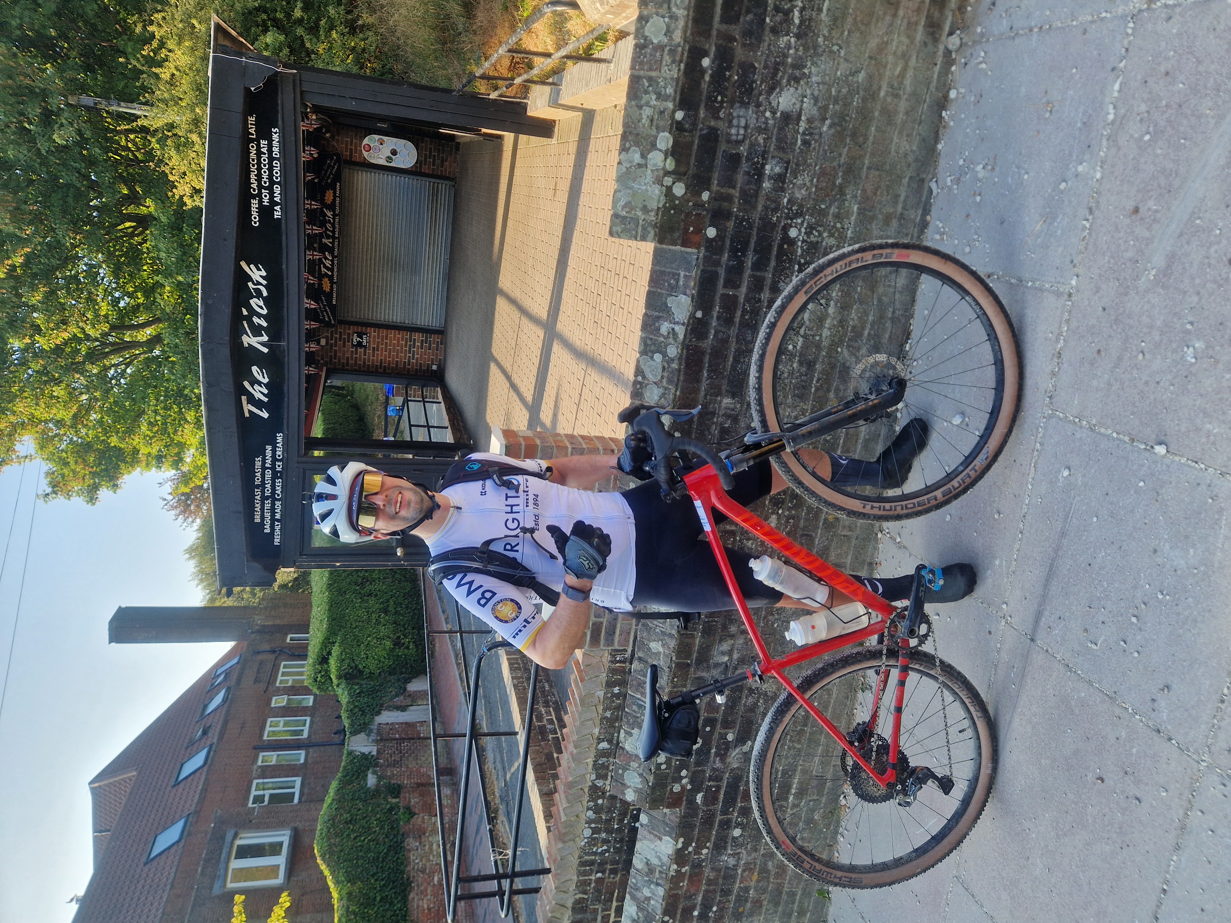 Andrej at the Kiosk cafe