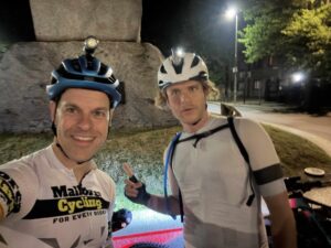 Jamie and Ollie at Winchester
